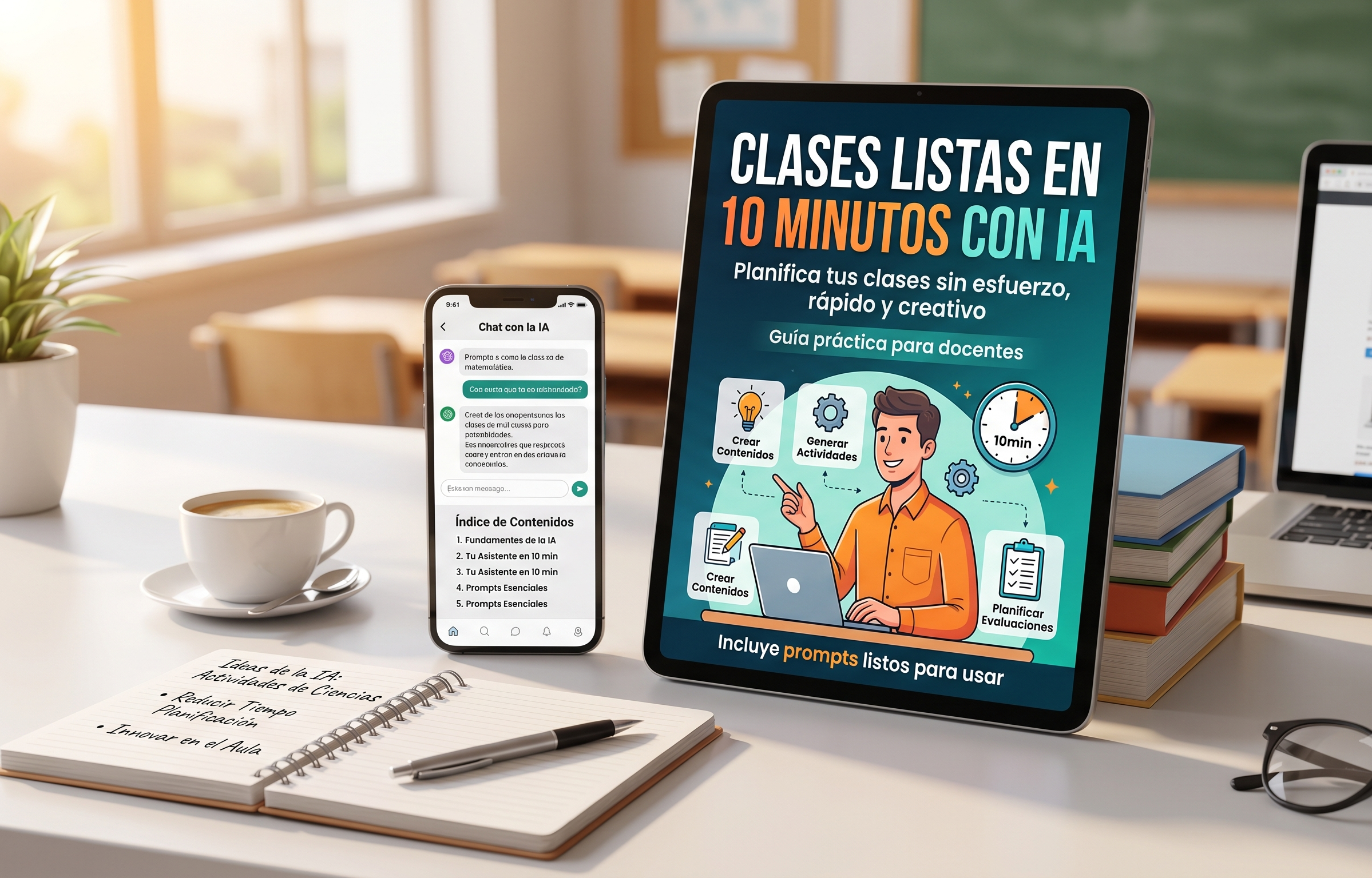 Clases Listas en 10 Minutos con IA + 5 REGALOS 🎁